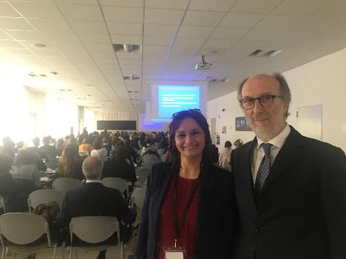 Riccardi con Sonia Manente, presidente associazione endometriosi Fvg Onlus